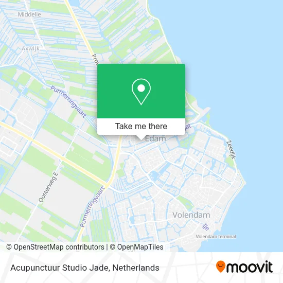 Acupunctuur Studio Jade map