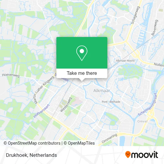 Drukhoek map