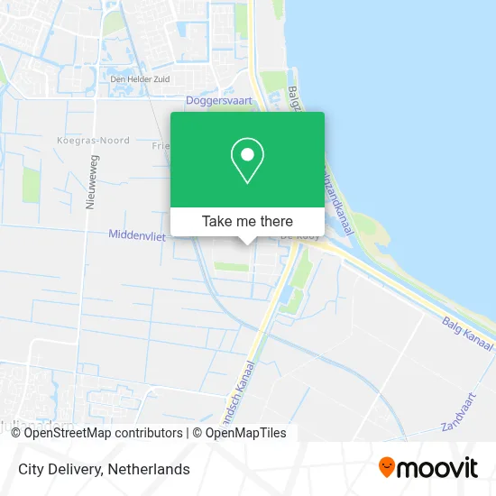 City Delivery map