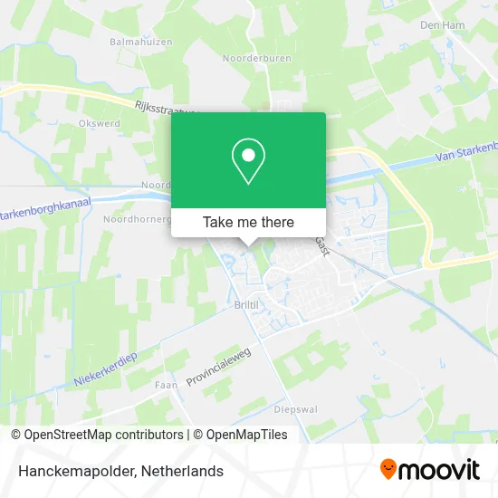 Hanckemapolder map