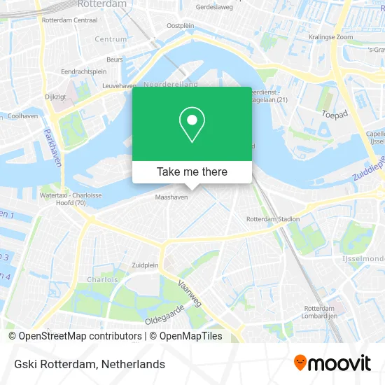 Gski Rotterdam map