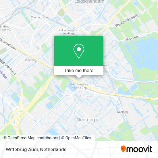 Wittebrug Audi map