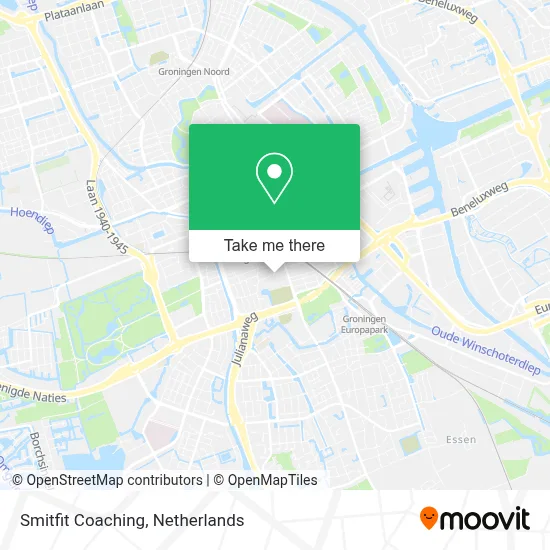 Smitfit Coaching map