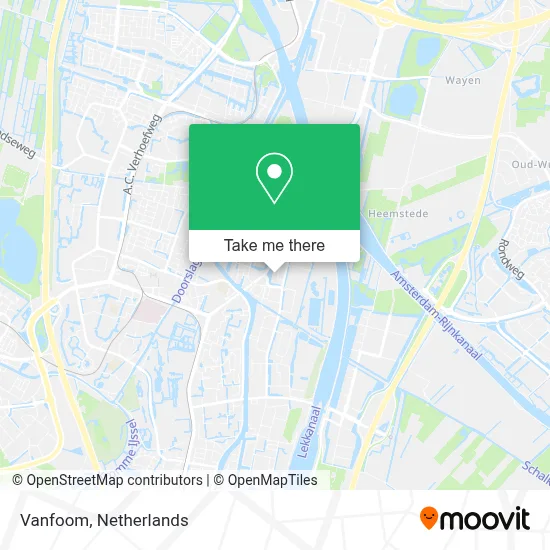 Vanfoom map