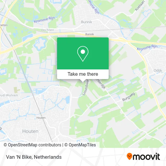 Van 'N Bike map