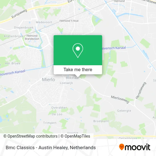 Bmc Classics - Austin Healey map
