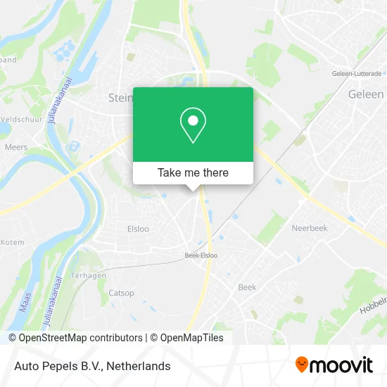 Auto Pepels B.V. map