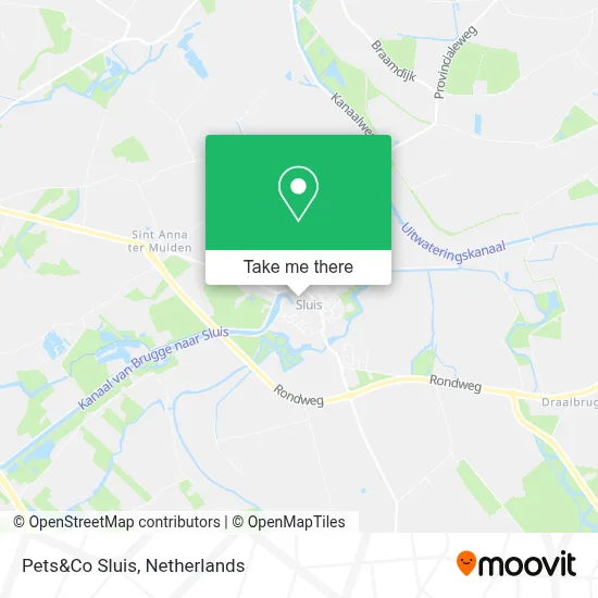 Pets&Co Sluis map