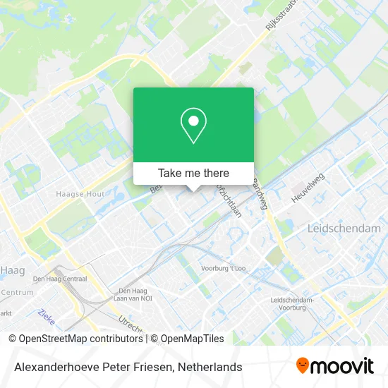 Alexanderhoeve Peter Friesen map