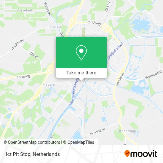 Ict Pit Stop map