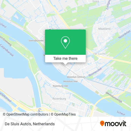 De Sluis Auto's Karte