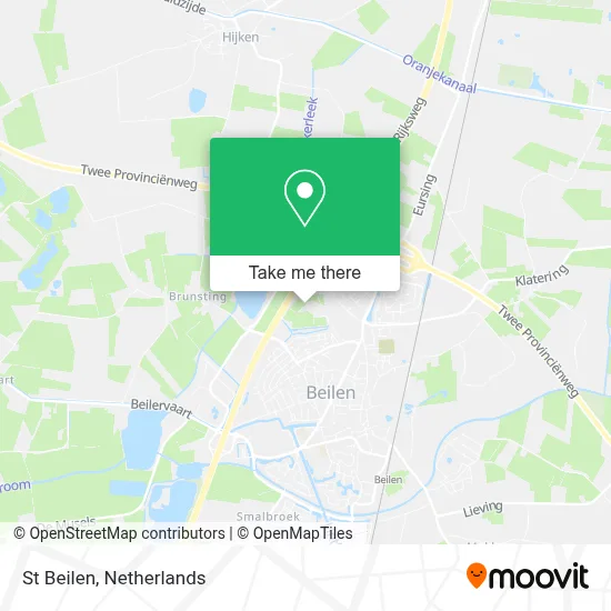 St Beilen map