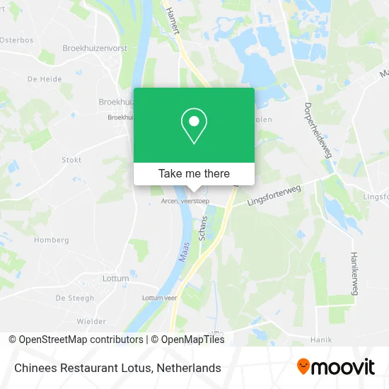 Chinees Restaurant Lotus map