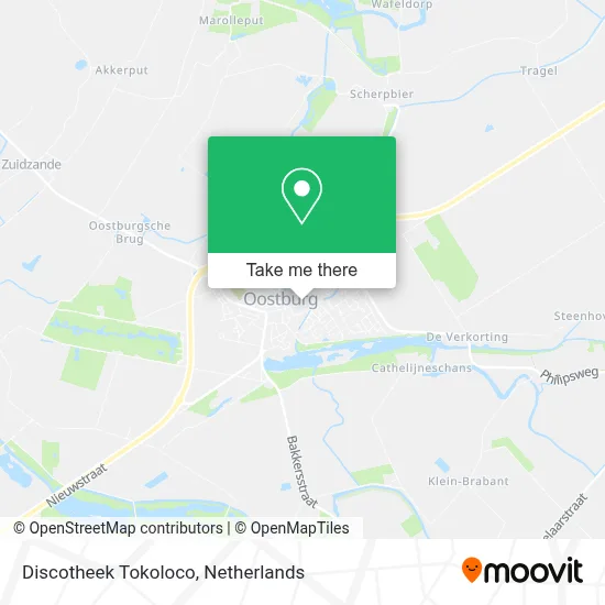 Discotheek Tokoloco map