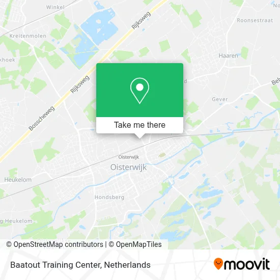 Baatout Training Center map