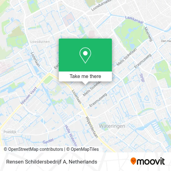 Rensen Schildersbedrijf A map