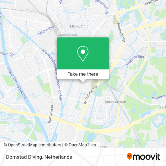 Domstad Diving map