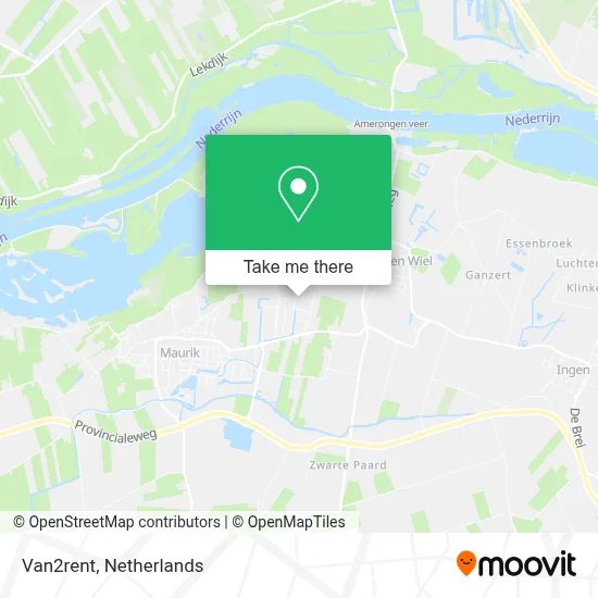 Van2rent map