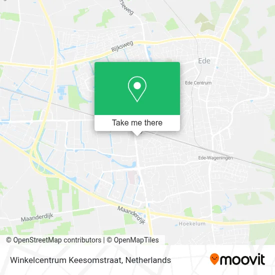 Winkelcentrum Keesomstraat map
