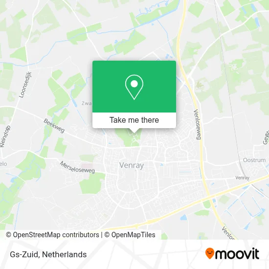 Gs-Zuid map