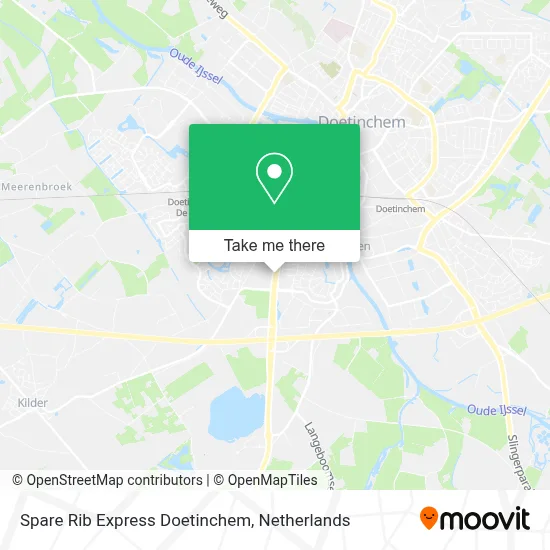 Spare Rib Express Doetinchem map
