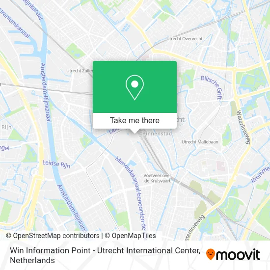 Win Information Point - Utrecht International Center map