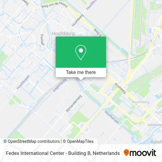 Fedex International Center - Building B map