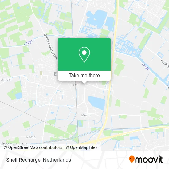 Shell Recharge map