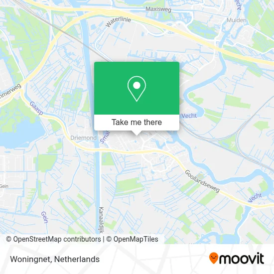 Woningnet map