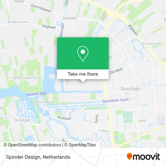 Spinder Design map