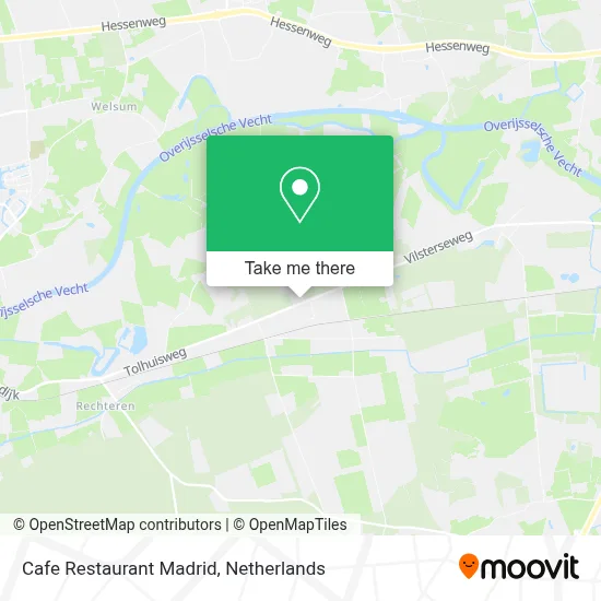 Cafe Restaurant Madrid map