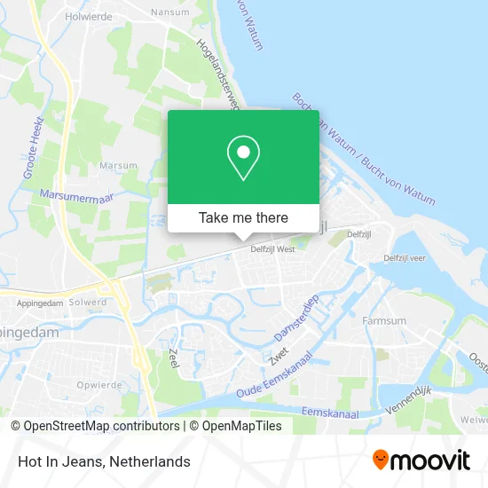 Hot In Jeans map