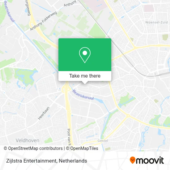 Zijlstra Entertainment map