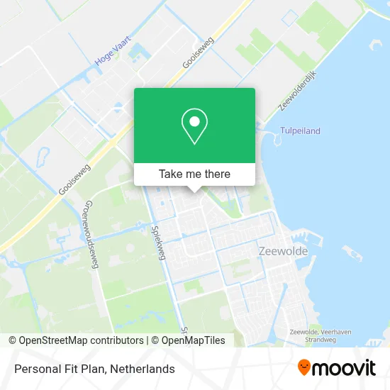 Personal Fit Plan map