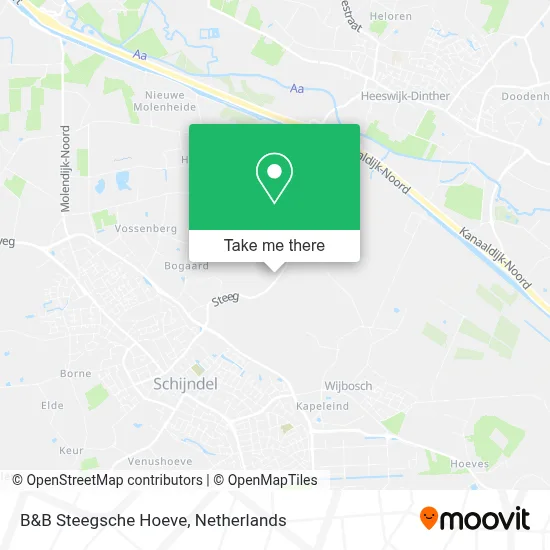 B&B Steegsche Hoeve map