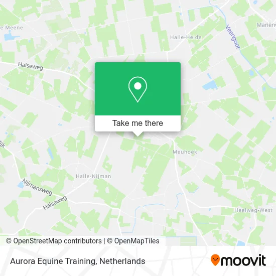Aurora Equine Training map