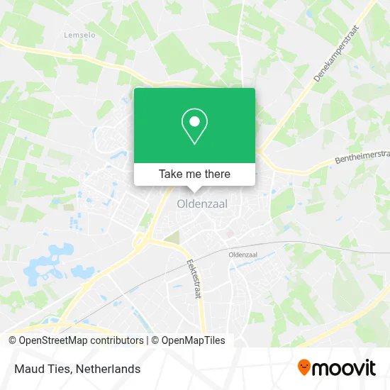 Maud Ties map
