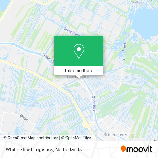 White Ghost Logistics map