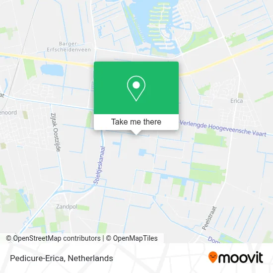 Pedicure-Erica map