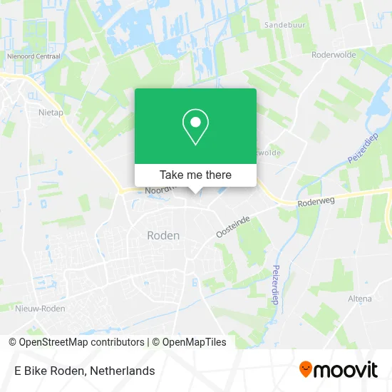 E Bike Roden map