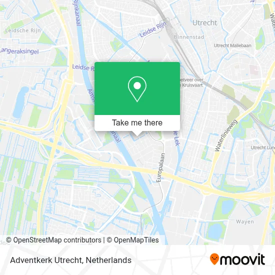 Adventkerk Utrecht map