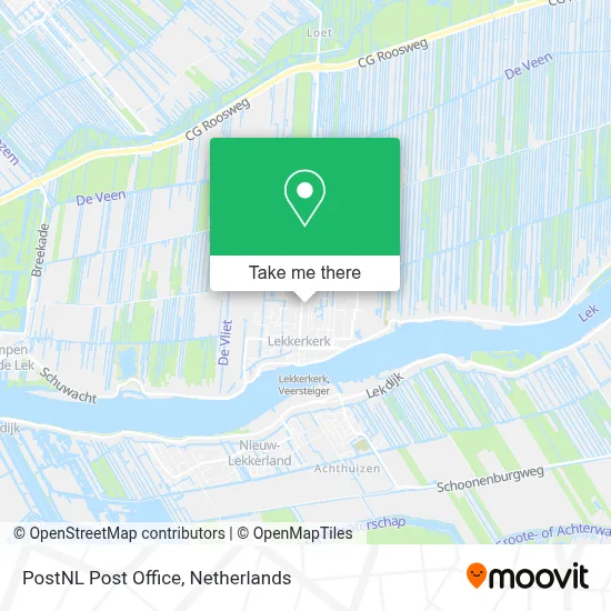 Postnl Postkantoor map