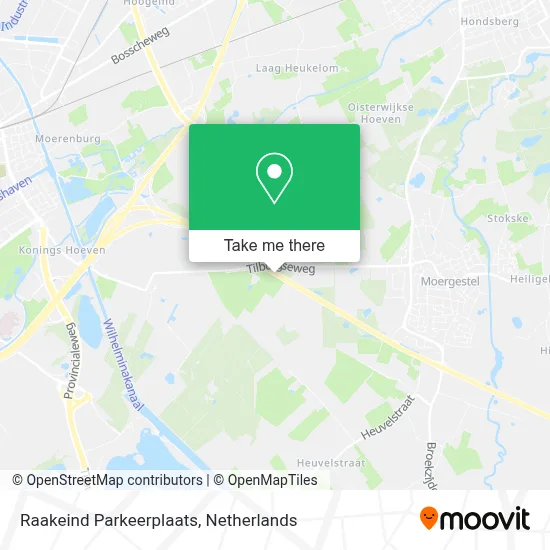 Raakeind Parkeerplaats map