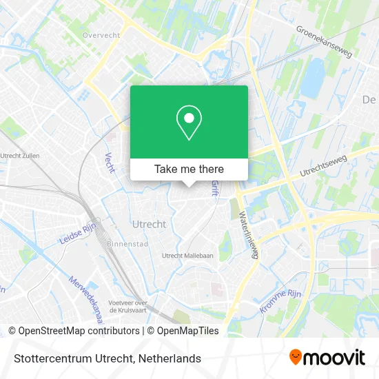 Stottercentrum Utrecht map