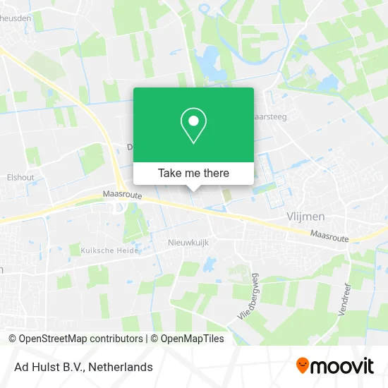 Ad Hulst B.V. map