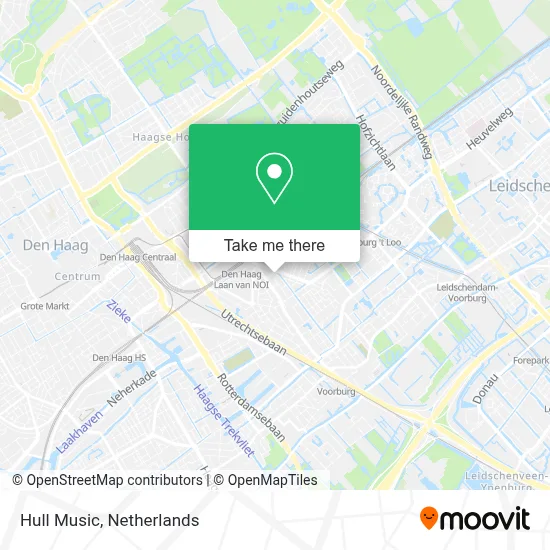 Hull Music map