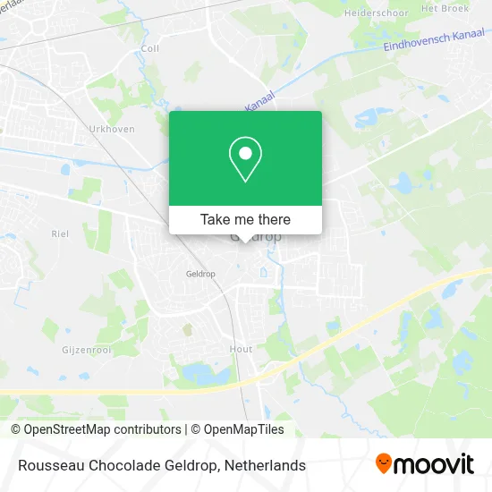 Rousseau Chocolade Geldrop map