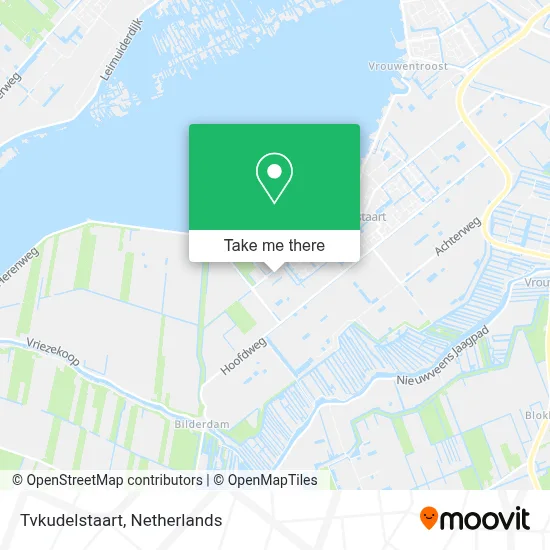 Tvkudelstaart map