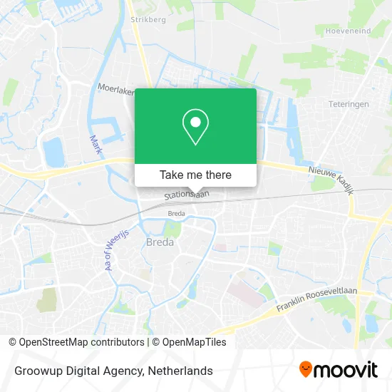 Groowup Digital Agency map