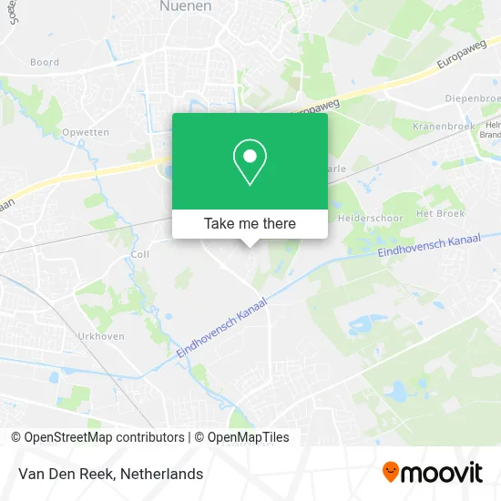 Van Den Reek map